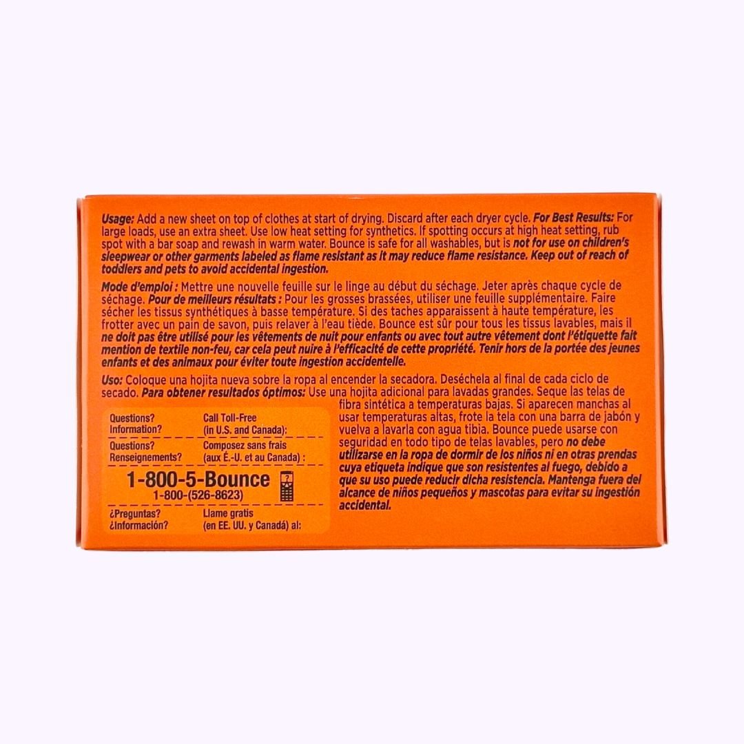 Bounce Fabric Softener Sheets Box of 2 Sheets - CarrieAway