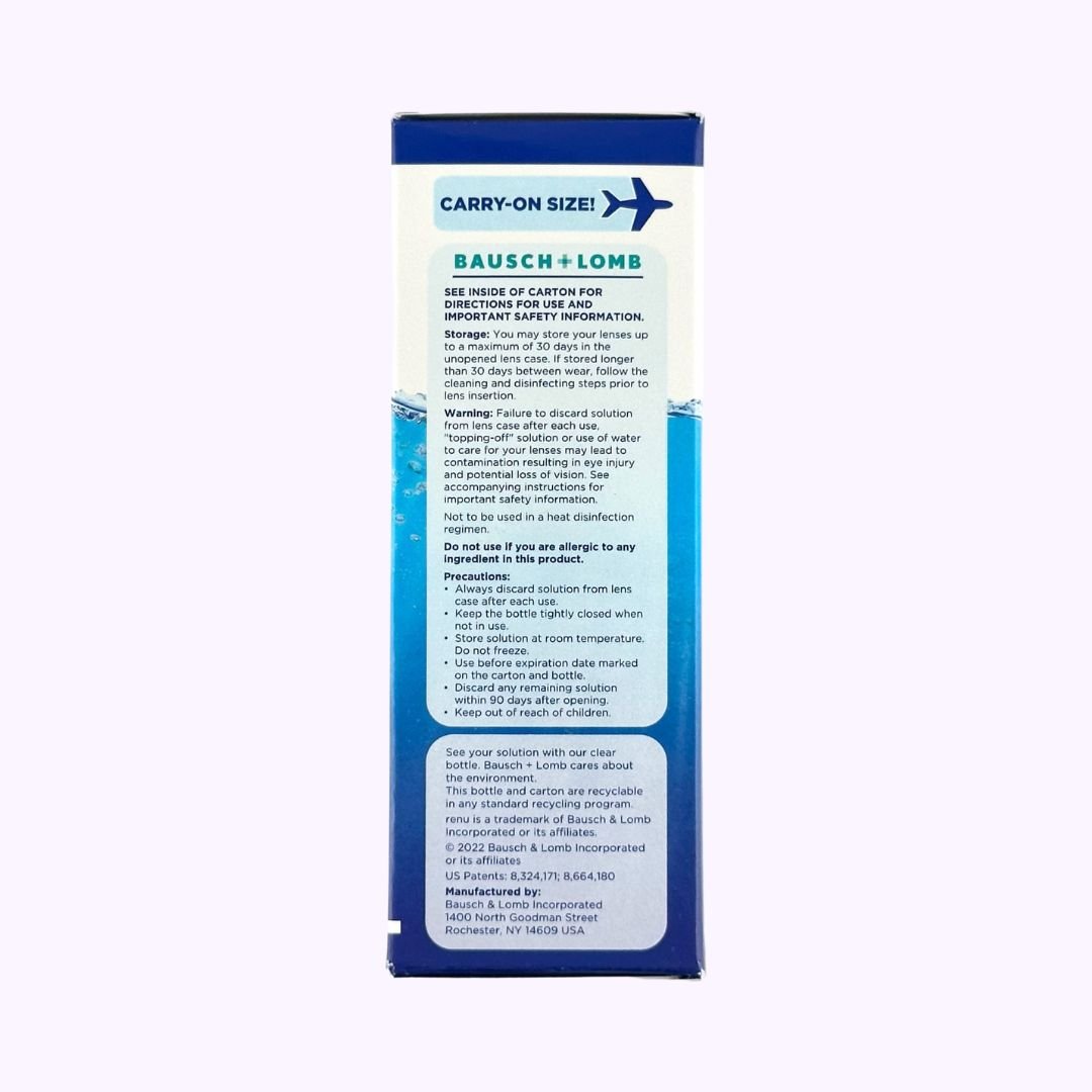Bausch Lomb ReNu Contact Solution 2 Oz - CarrieAway