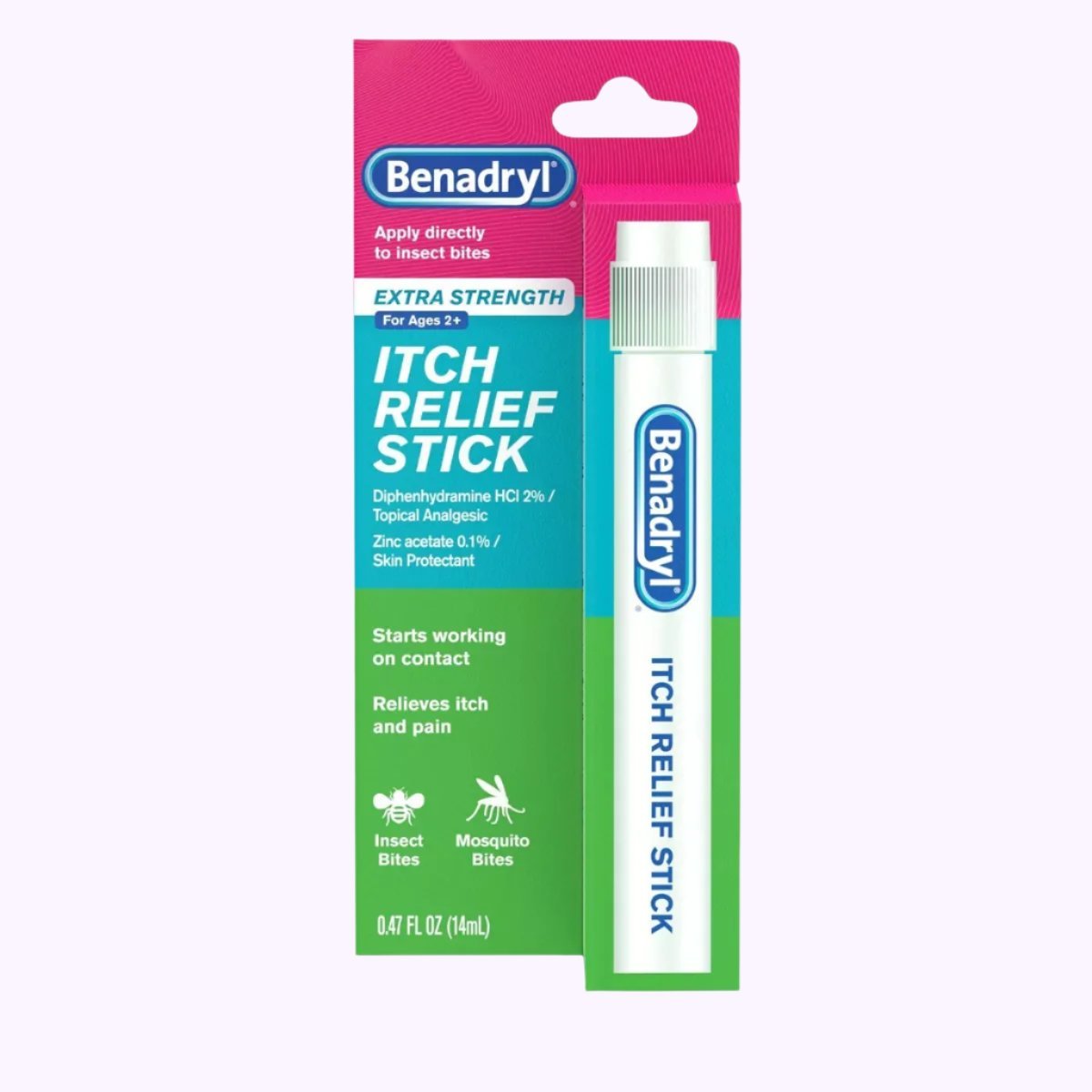 Benadryl Extra Strength Itch Relief Stick 0.47 Oz - CarrieAway
