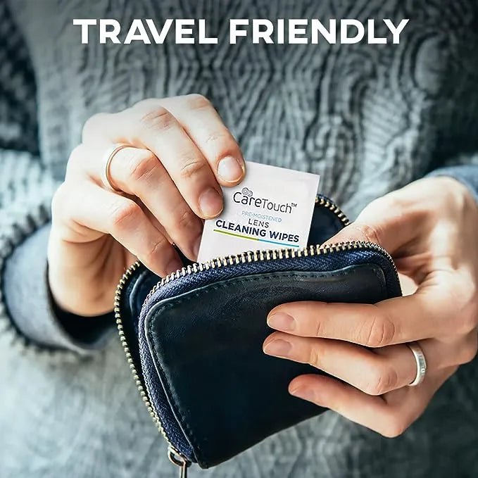 Lens Cleaning Wipes for Eyeglasses by Care Touch 2 Ct - CarrieAway