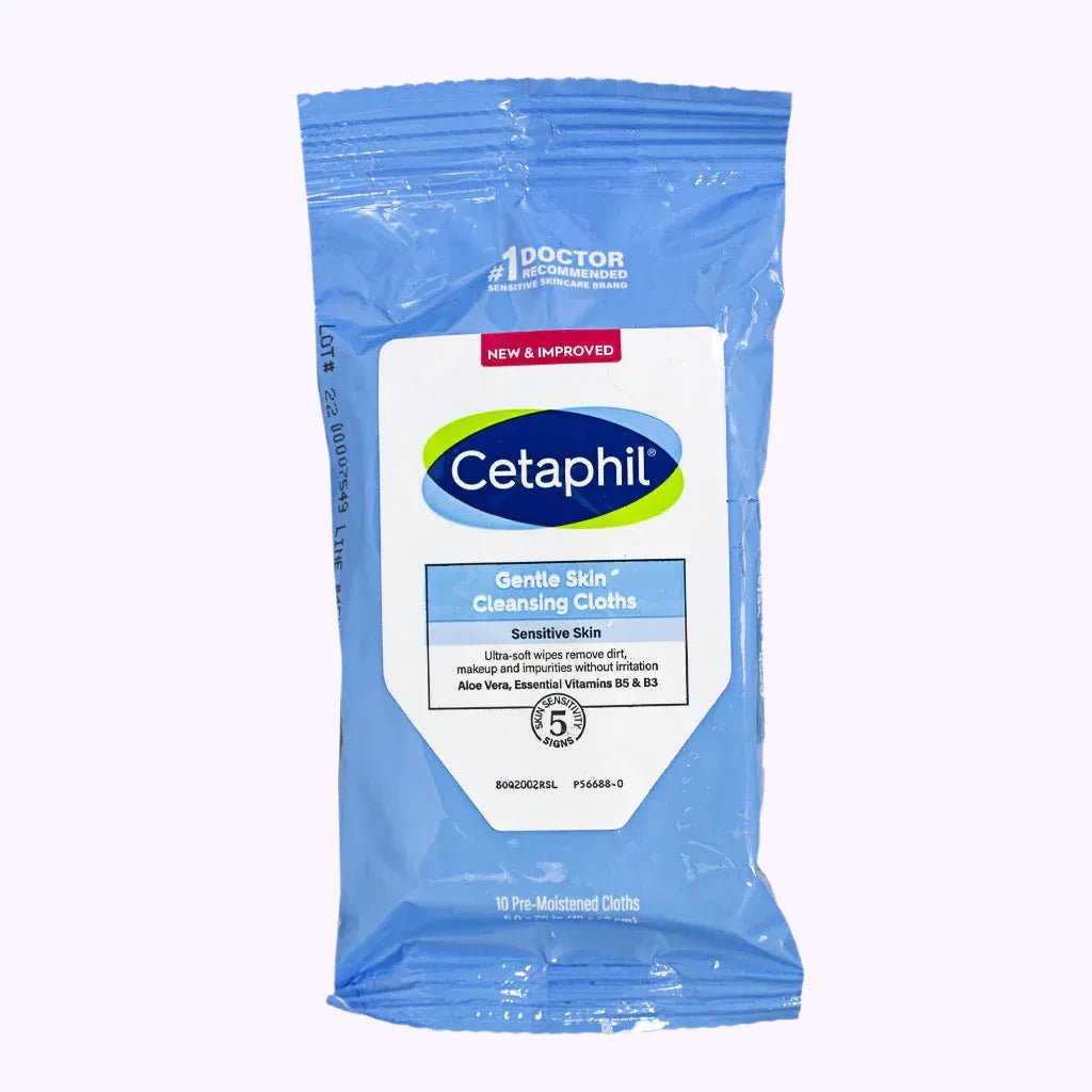 Cetaphil Gentle Skin Cleansing Cloths 10 Pk - CarrieAway