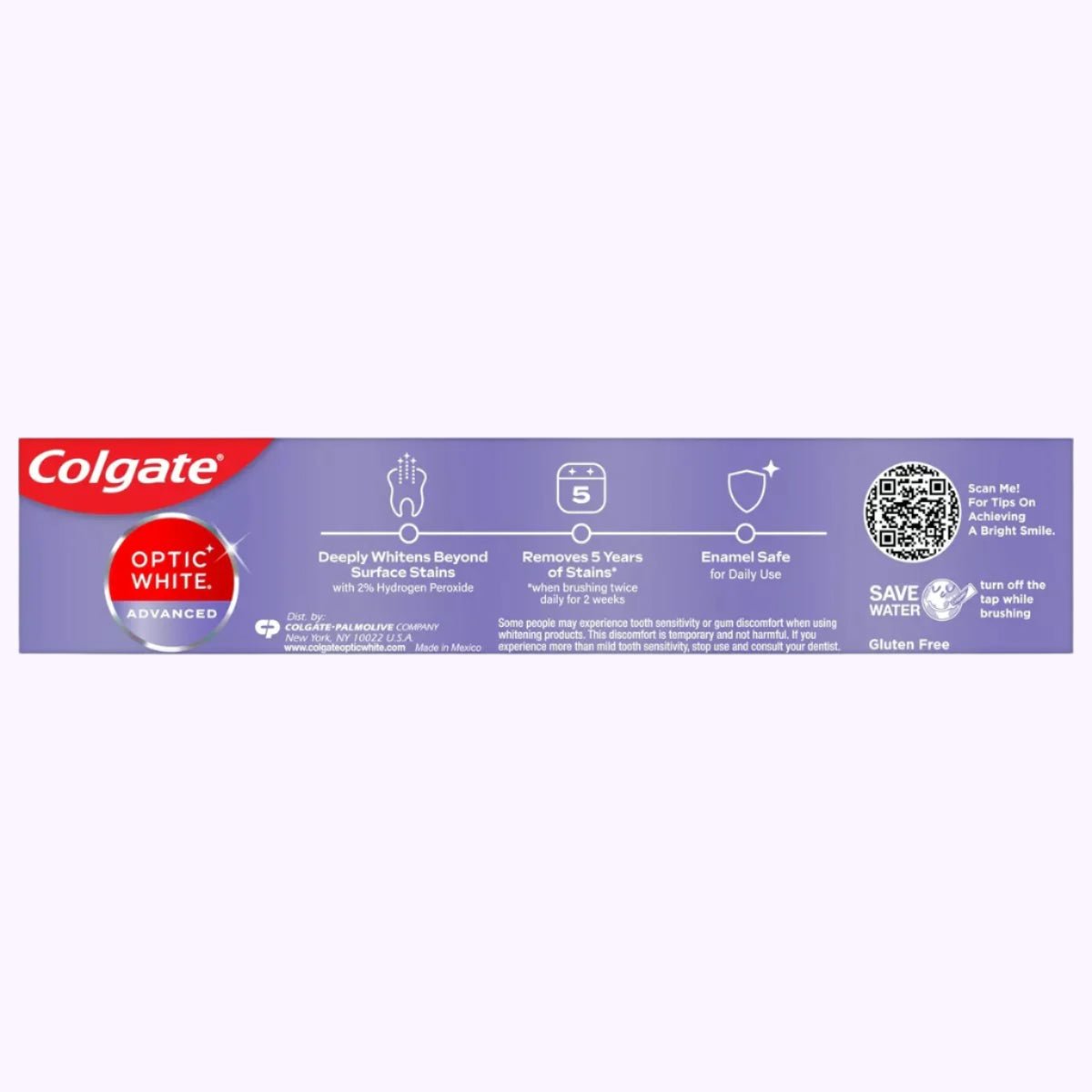 Colgate Optic White Advanced Toothpaste 1.45 Oz - CarrieAway