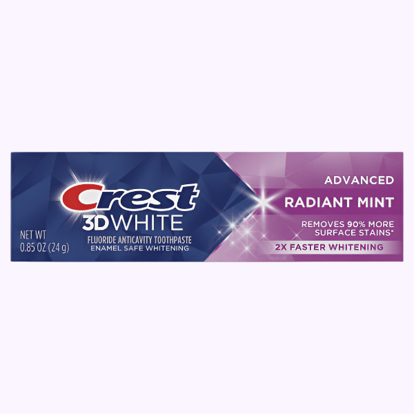 Crest 3D White Advanced Teeth Whitening TSA Compliant - CarrieAway Travel Size