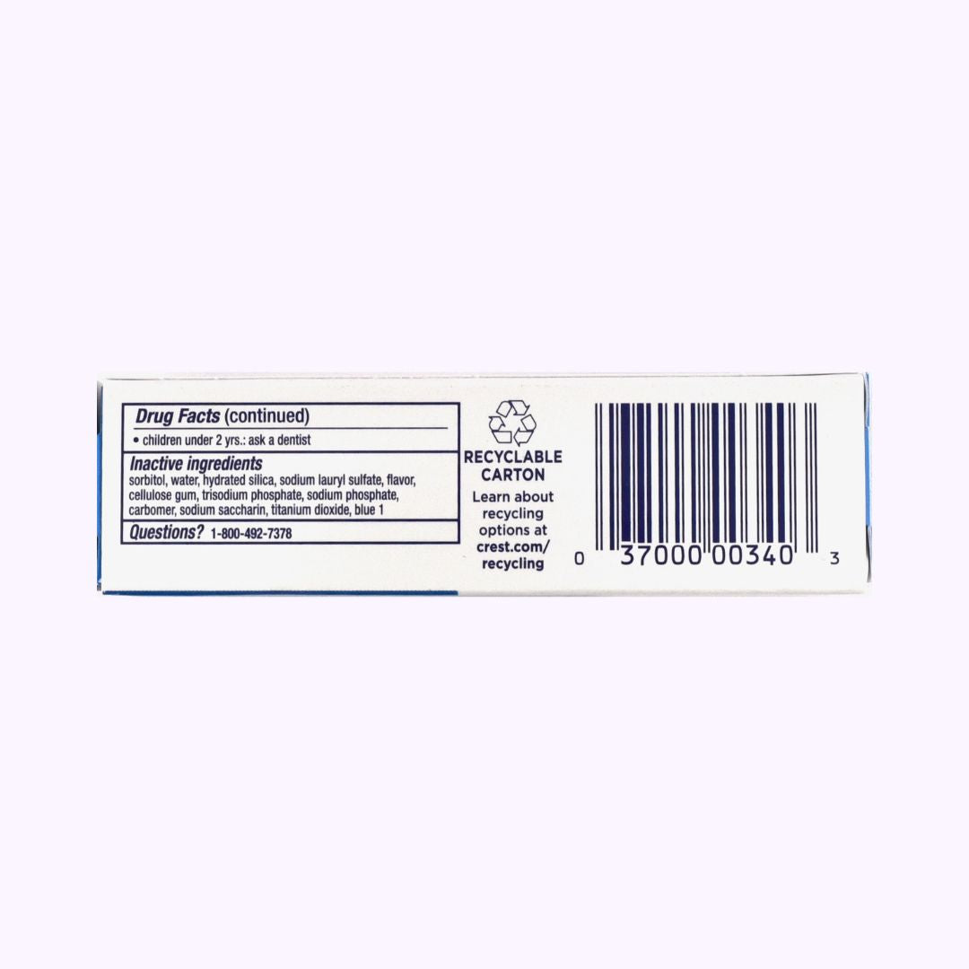 Crest Regular Paste Cavity Protection Toothpaste .85 Oz