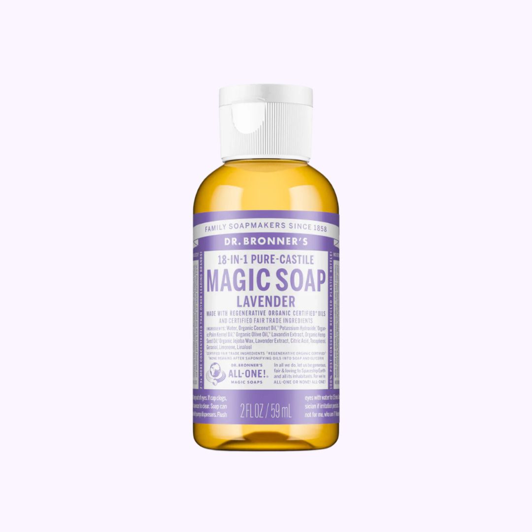 Dr. Bronner's Pure-Castile Lavender Liquid Soap Soap 2 Oz