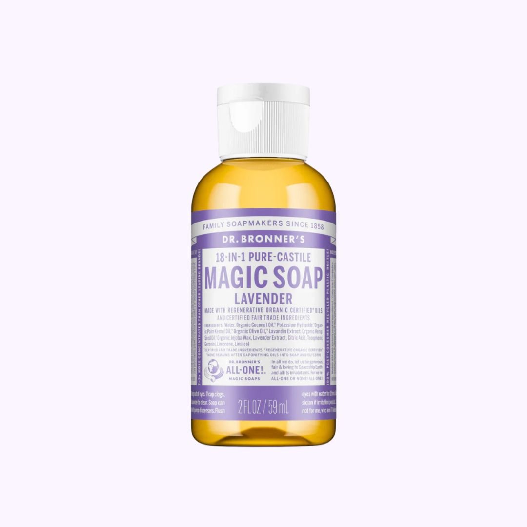 Dr. Bronner's Pure - Castile Lavender Liquid Soap Soap 2 Oz - CarrieAway