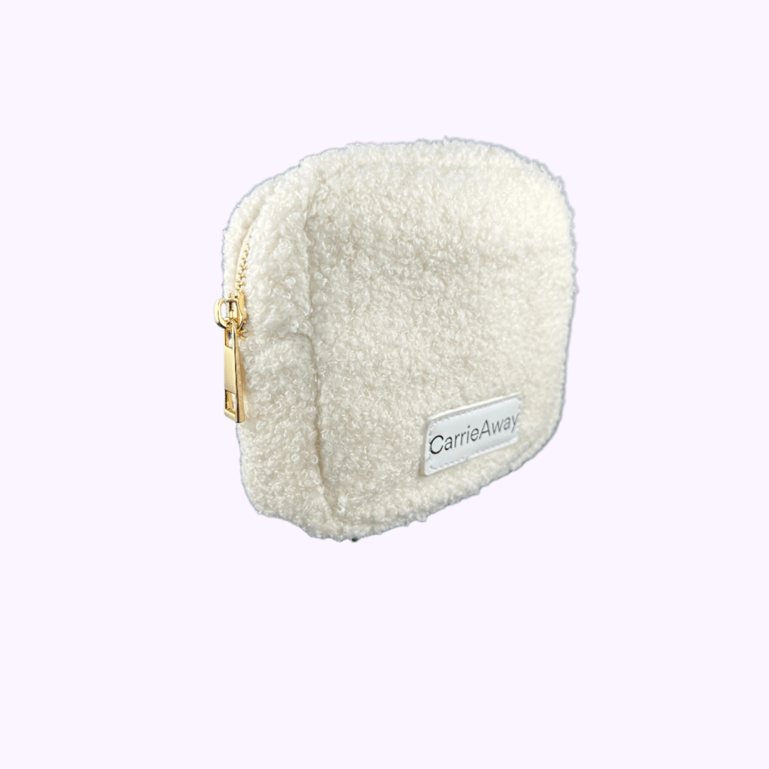 Alie Beige - Extra Small Cosmetic Bag - CarrieAway