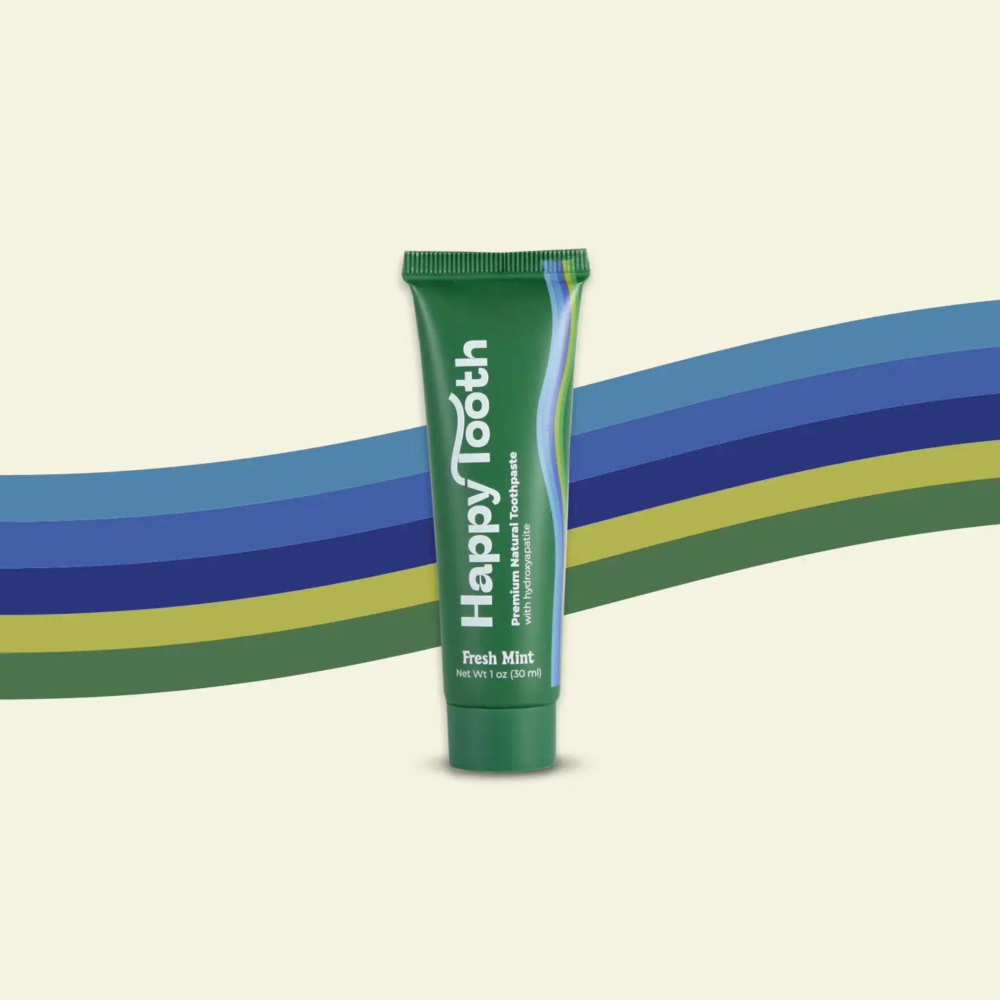 Happy Tooth Natural Hydroxyapatite Toothpaste Fresh Mint 1 Oz - CarrieAway