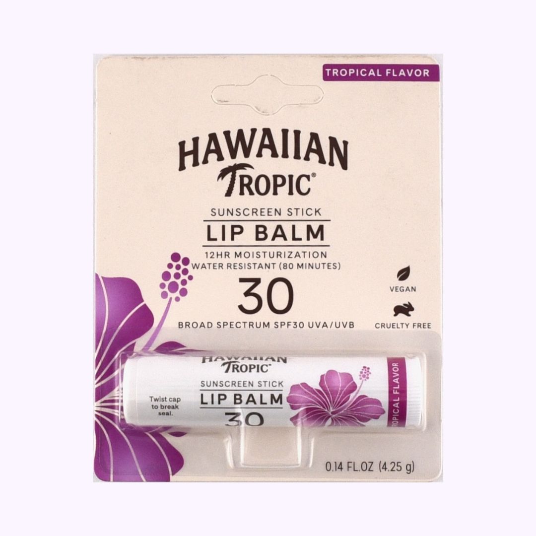 Hawaiian Tropic Lip Balm Sunscreen Stick SPF30 .14 oz