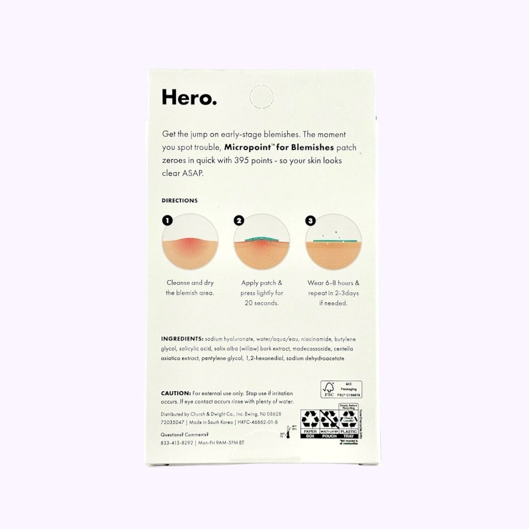 Hero Mighty Patch Micropoint Blemish 8 CT - CarrieAway