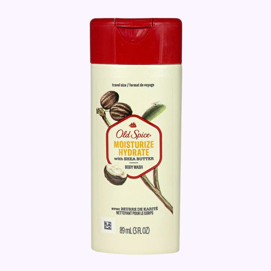 Old Spice Men's Moisturize Body Wash with Shea Butter 3 Oz
