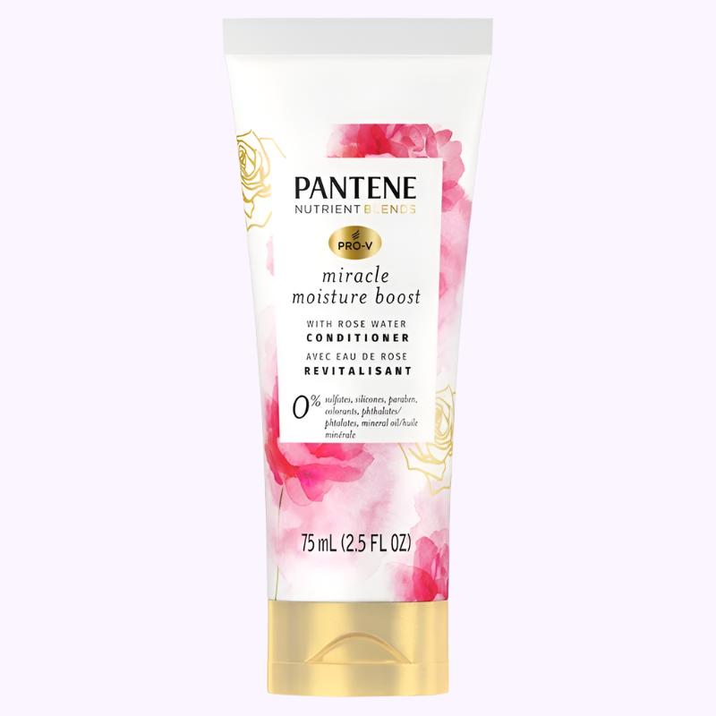Pantene Miracle Moisture Boost Rose Water Conditioner 2.5 Oz - CarrieAway