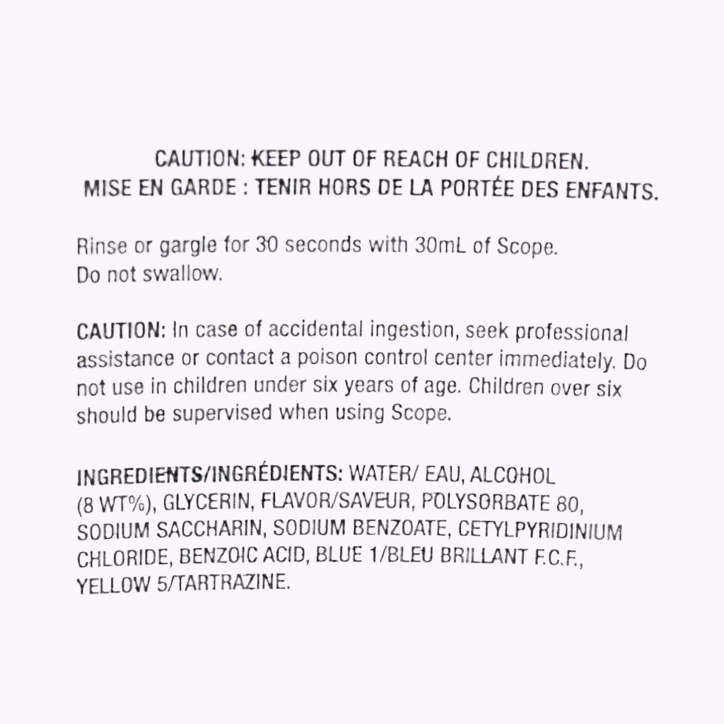 Scope Mouthwash 1.2 Oz - CarrieAway