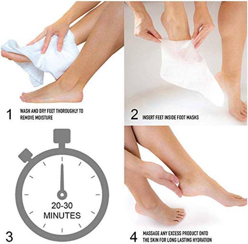 CALA Moisturizing Foot Mask 1 Count