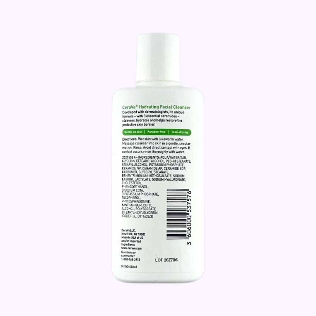 CeraVe Hydrating Facial Cleanser 3 Oz - CarrieAway