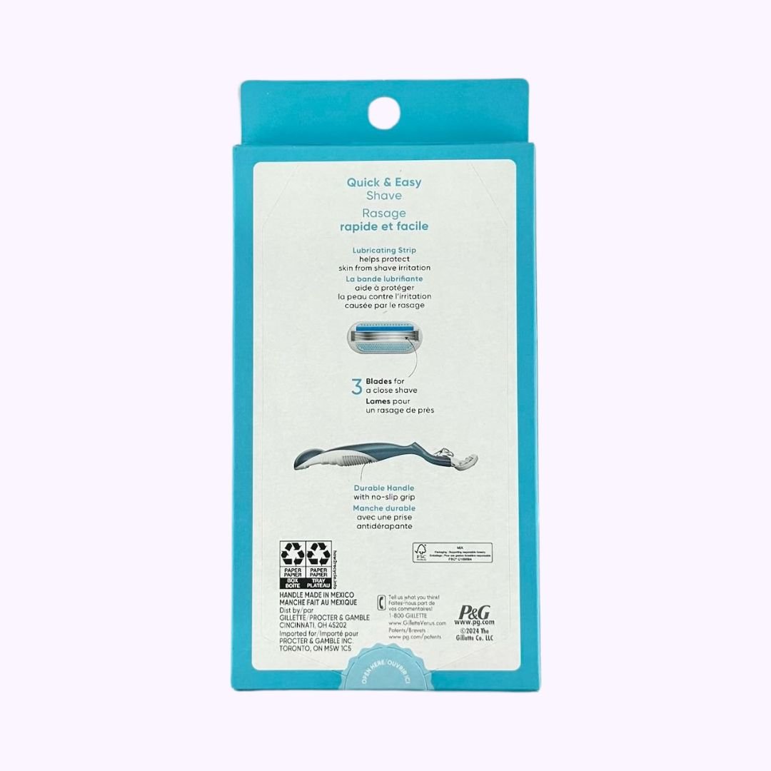 Gillette Venus Smooth Razor Handle + 1 Blade Refill - CarrieAway