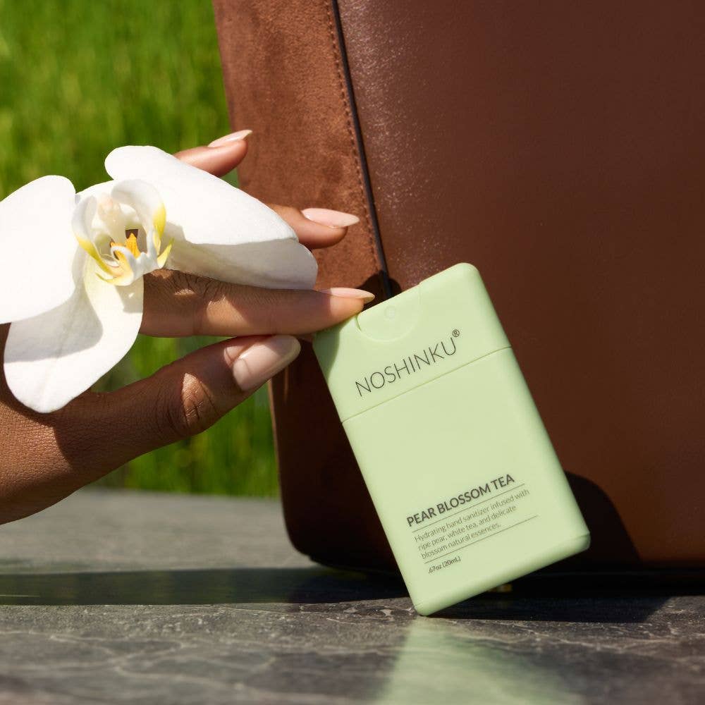 Noshinku Pear Blossom Tea Hydrating Pocket Hand Sanitizer .67 Oz - CarrieAway
