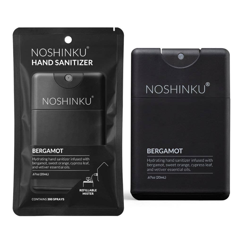 Noshinku Bergamot Ultra-Moisturizing Pocket Hand Sanitizer .67 Oz - CarrieAway