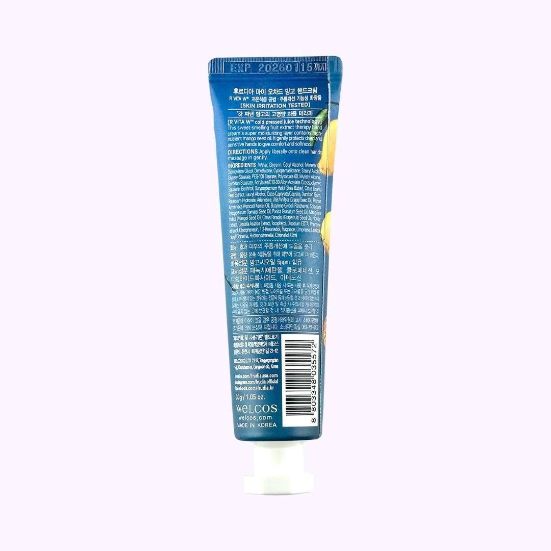 Fruida My Orchard Fruit Hand Lotion Cream Mango 1.06 Oz - CarrieAway