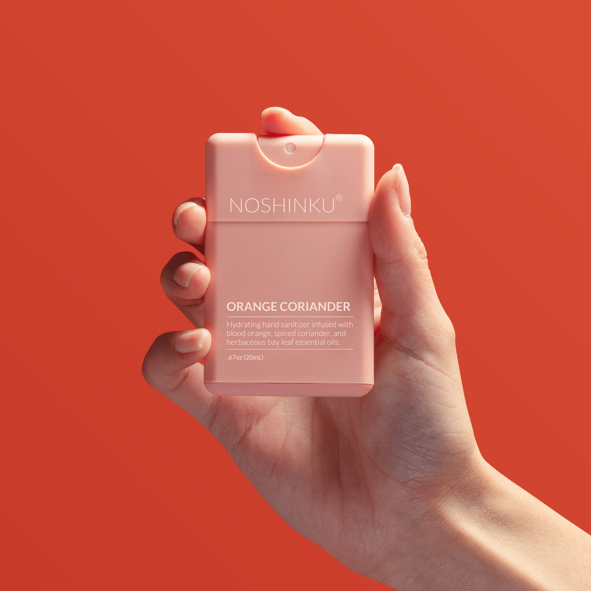 Noshinku Orange Coriander Moisturizing Hand Sanitizer .67 Oz - CarrieAway