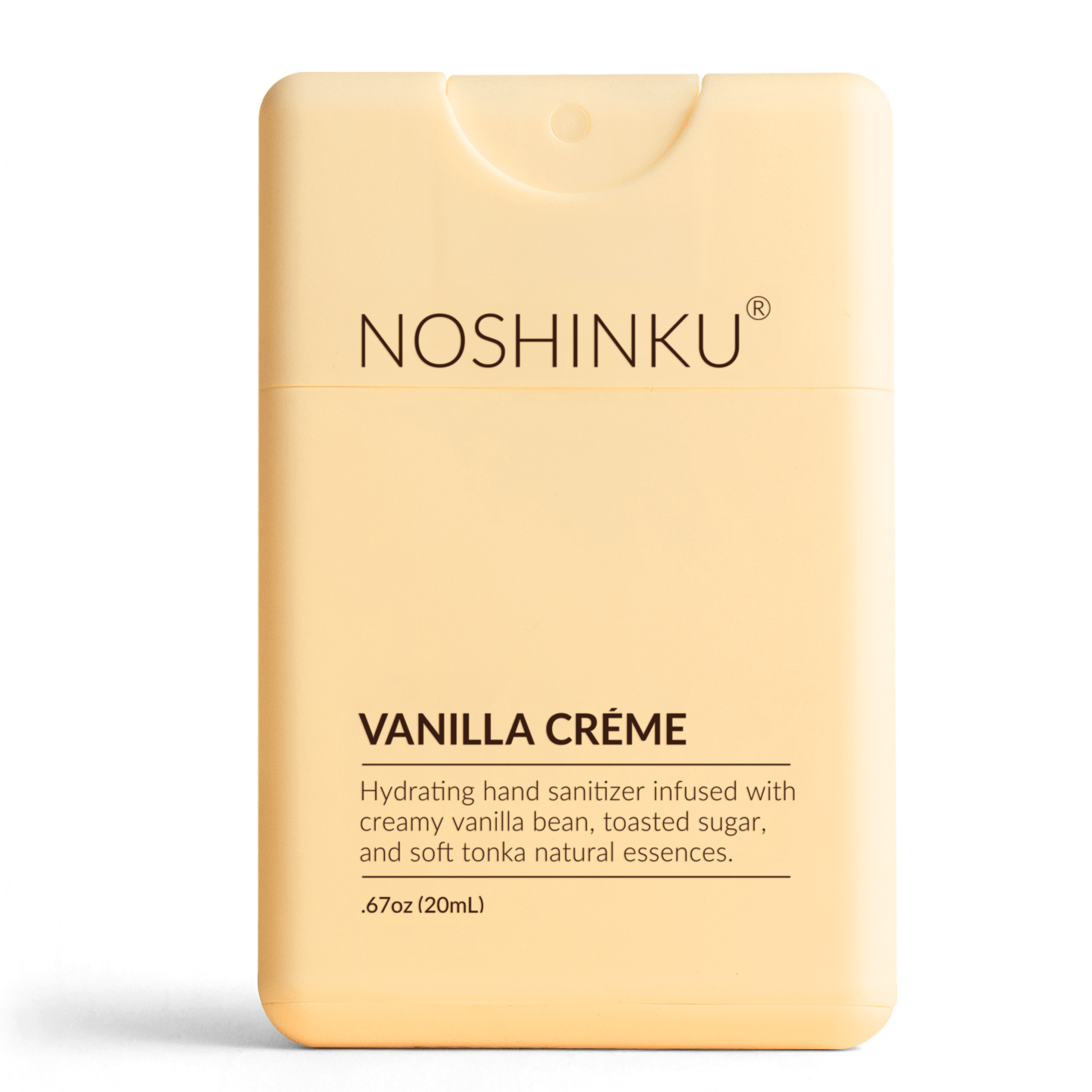 Noshinku Vanilla Créme Hydrating Hand Sanitizer Spray.67 Oz - CarrieAway