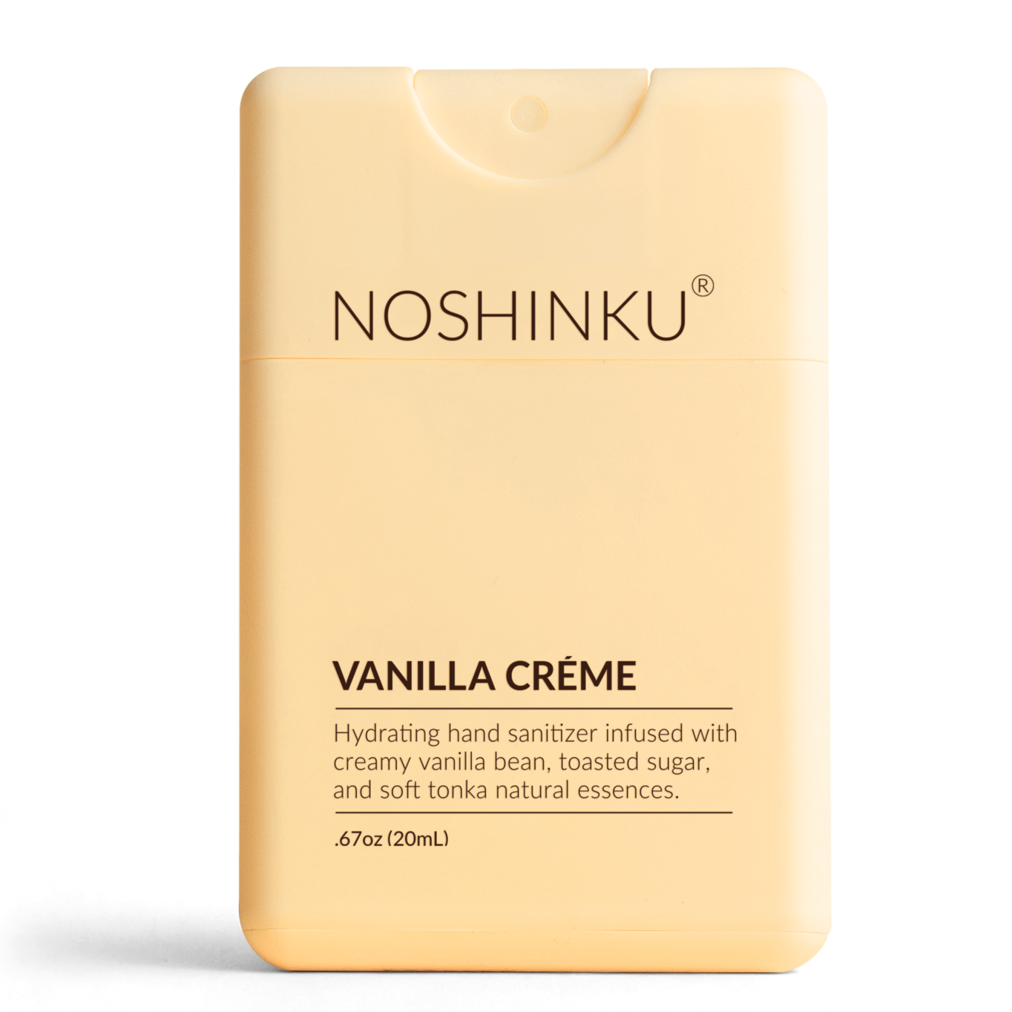 Noshinku Vanilla Créme Hydrating Hand Sanitizer Spray.67 Oz - CarrieAway
