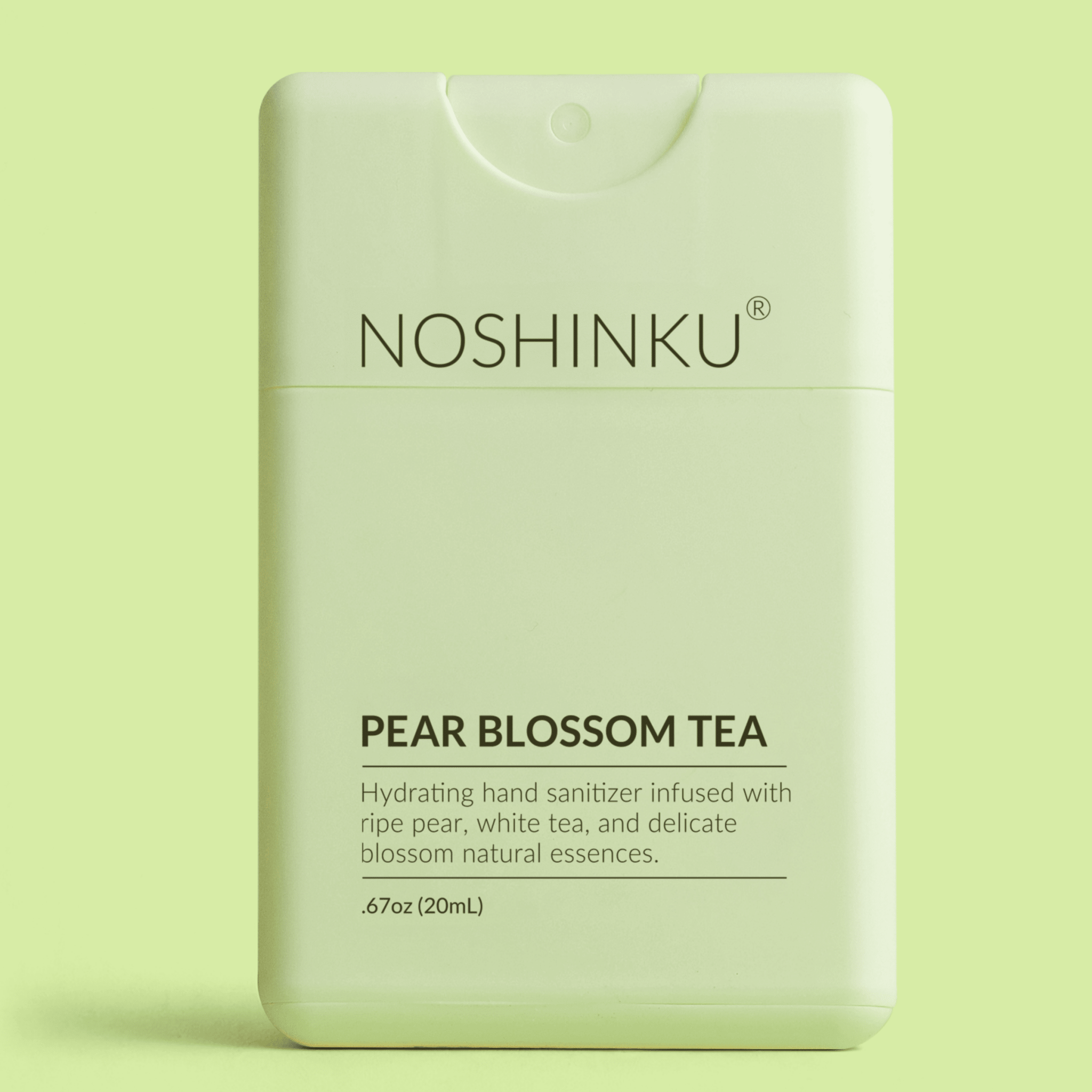 Noshinku Pear Blossom Tea Hydrating Pocket Hand Sanitizer .67 Oz - CarrieAway