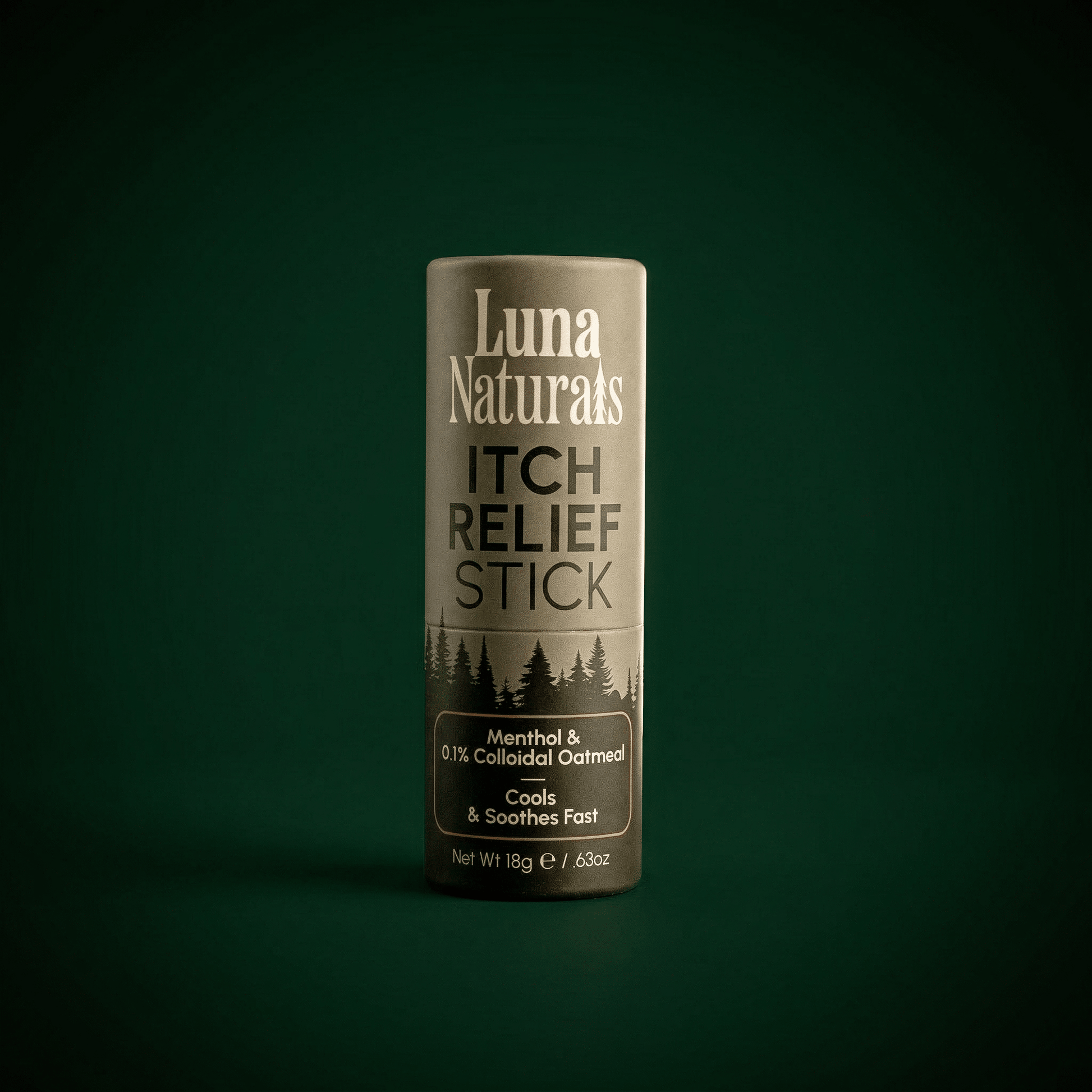 Luna Naturals Anti - Itch Balm Menthol & Colloidal 1 Pack .63 Oz - CarrieAway