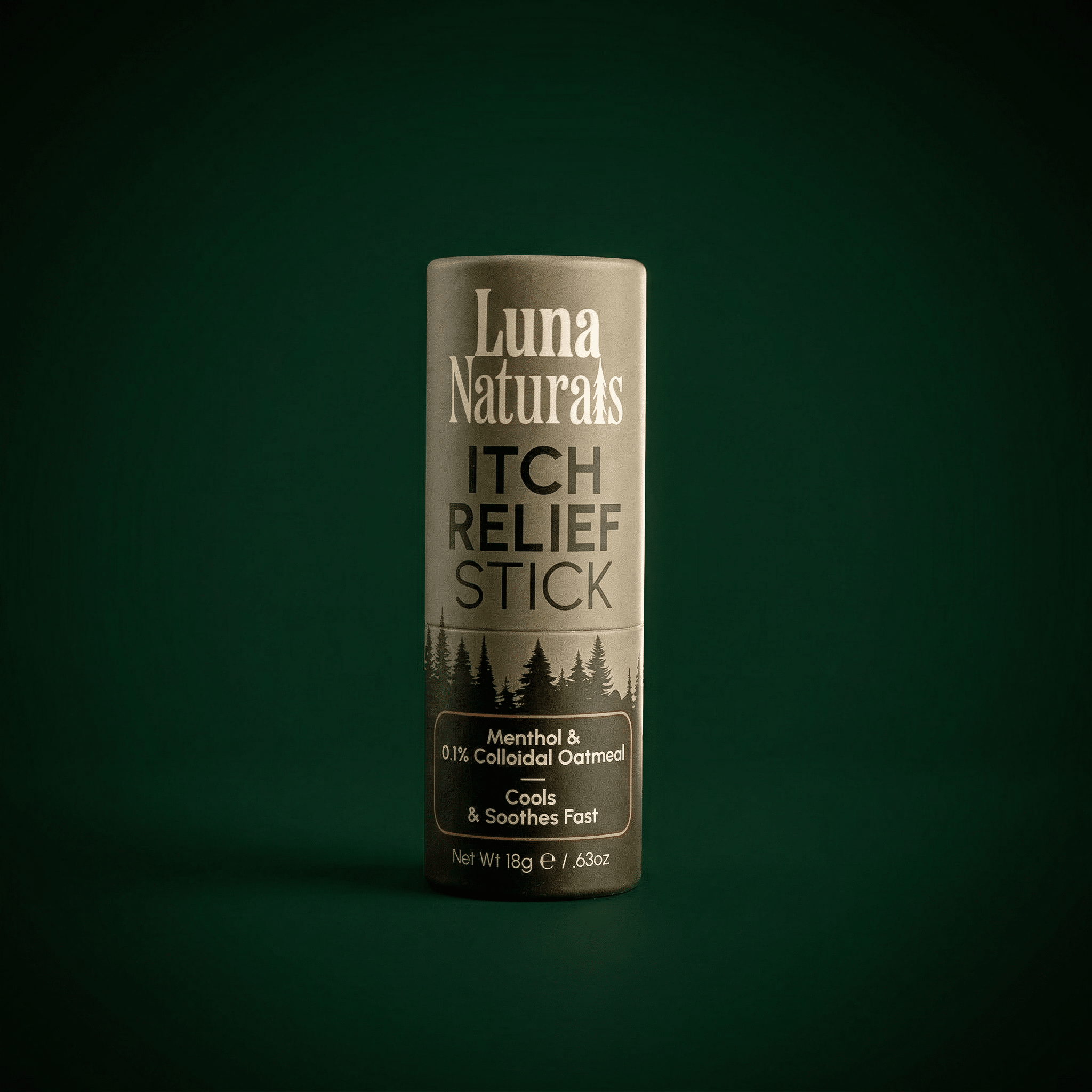 Luna Naturals Anti - Itch Balm Menthol & Colloidal 1 Pack .63 Oz - CarrieAway