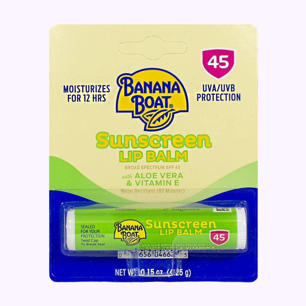 Banana Boat Sunscreen SPF 45 Lip Balm With Aloe .15 Oz - CarrieAway