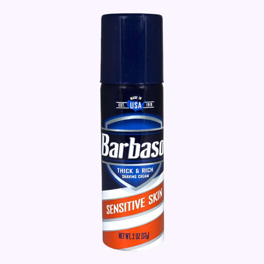 Barbasol Sensitive Skin Shaving Cream 2 Oz