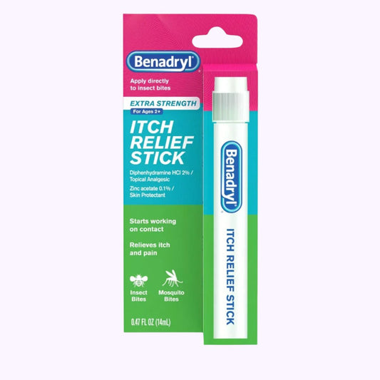 Benadryl Extra Strength Itch Relief Stick 0.47 Oz