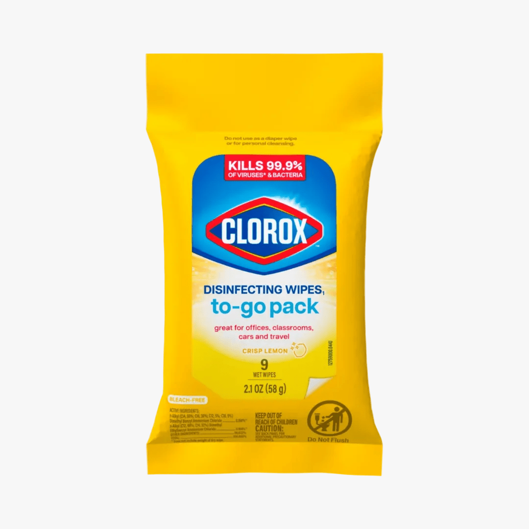 Clorox Disinfecting Wipes Crisp Lemon 9 Wipes - CarrieAway