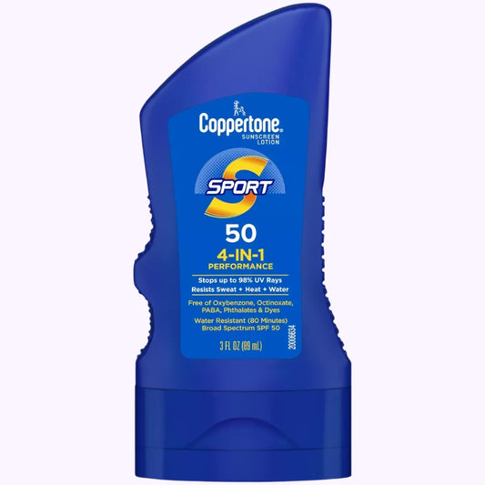 Coppertone Sport Sunscreen SPF 50 Lotion 3 Oz