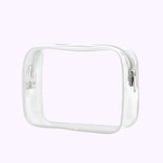 Susie Cosmetic Bag White Medium - CarrieAway travel bag