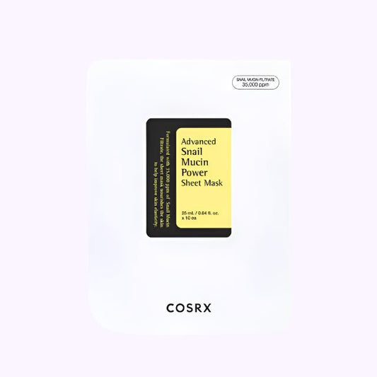 Cosrx Advanced Snail Mucin Power Essence Sheet Mask 1PC .84 Oz - CarrieAway