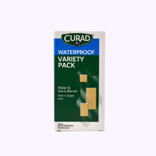 Curad Assorted Waterproof Bandages Box of 20