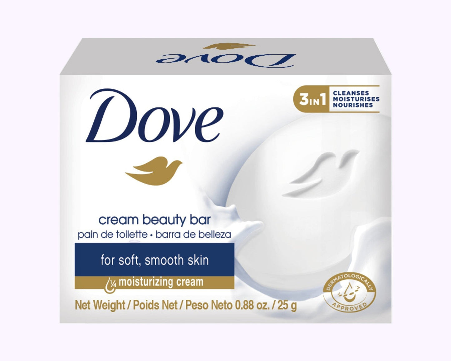 Dove Cream Beauty Bar Soap .88oz - CarrieAway