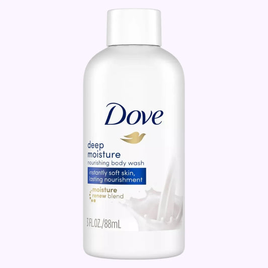 Dove Beauty Deep Moisture Nourishing Body Wash for Dry Skin 3 Oz