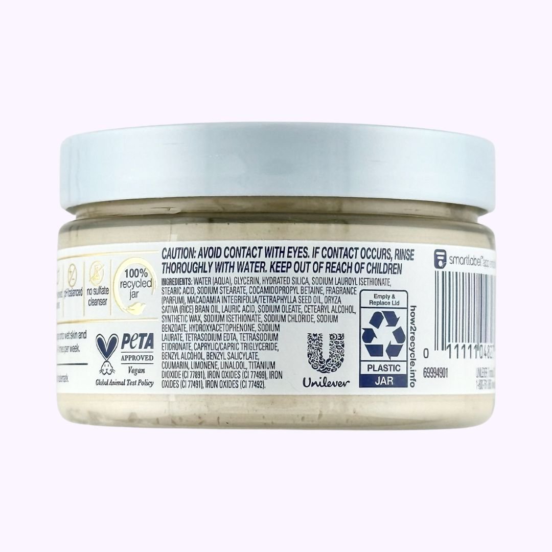 Dove Crushed Macadamia and Rice Milk Body Scrub 3.5 Oz - CarrieAway