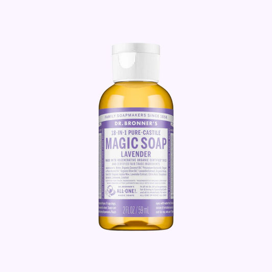 Dr. Bronner's Pure-Castile Lavender Liquid Soap Soap 2 Oz
