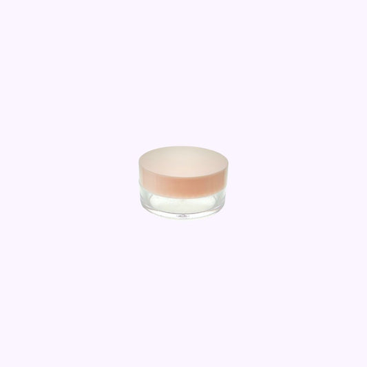 Empty Clear Container Pink Lid .35 Oz