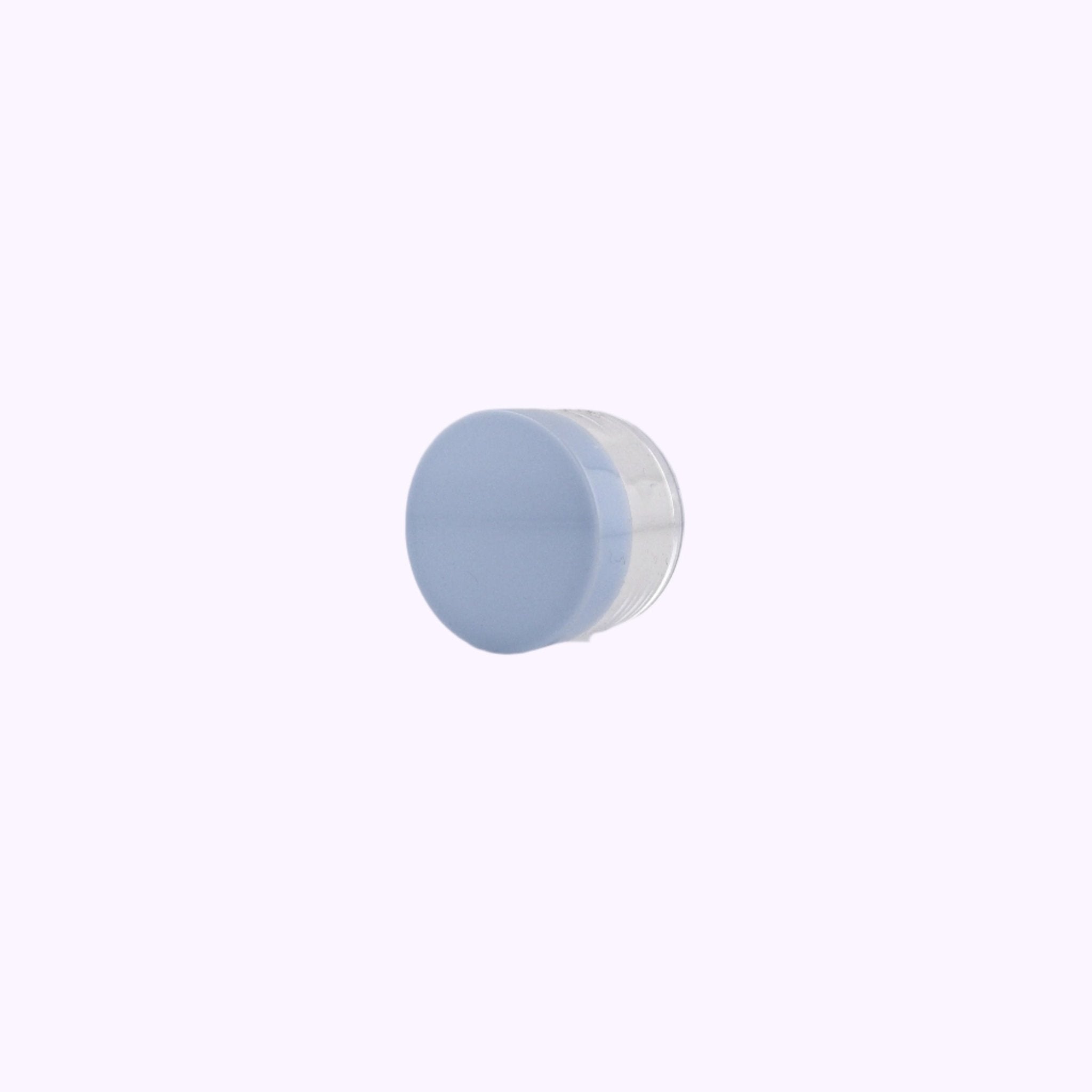 Empty Clear Container Light Blue Lid .53 Oz - CarrieAway