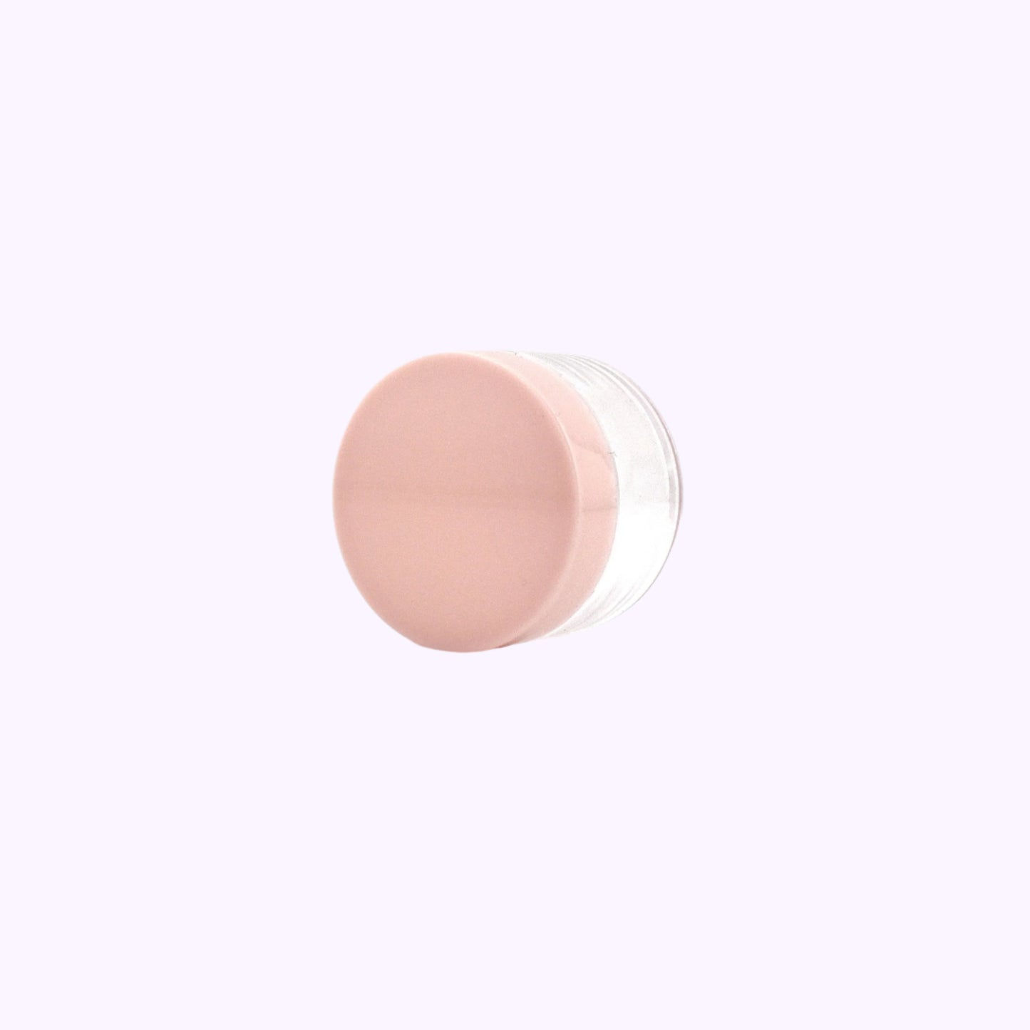 Empty Clear Container Pink Lid .53 Oz