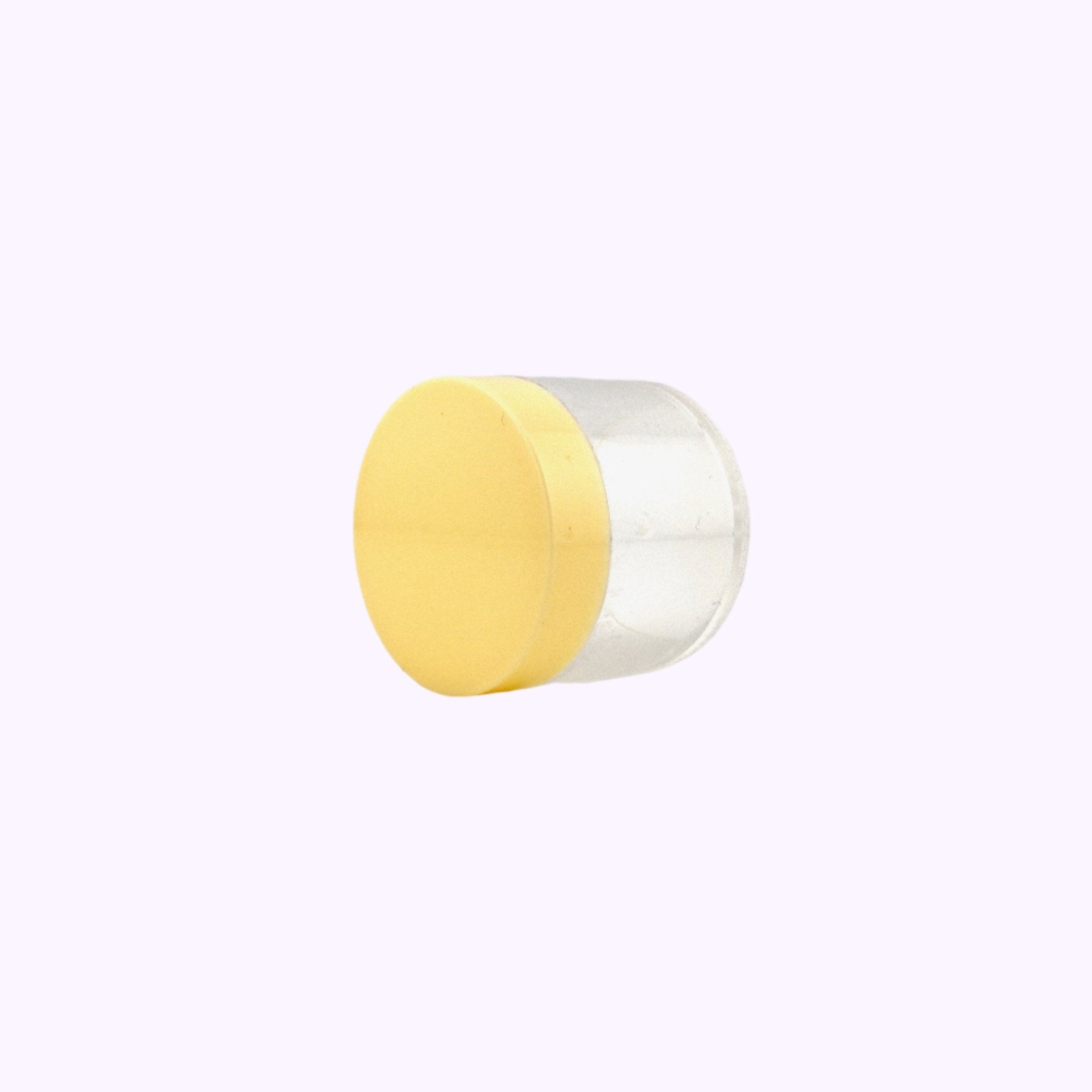 Empty Clear Container Beige Lid .71 Oz - CarrieAway