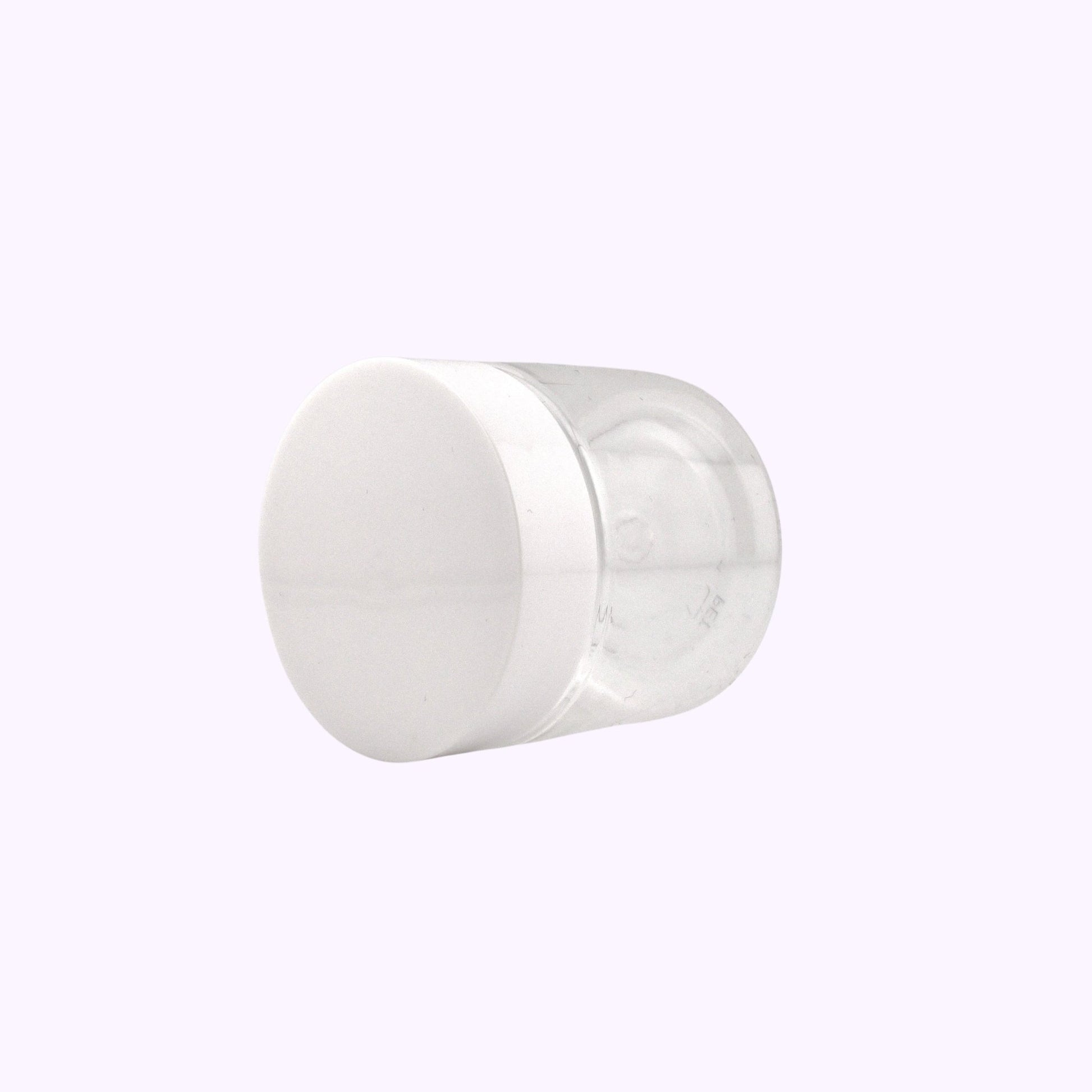 Empty Clear Container White Lid 2 Oz - CarrieAway