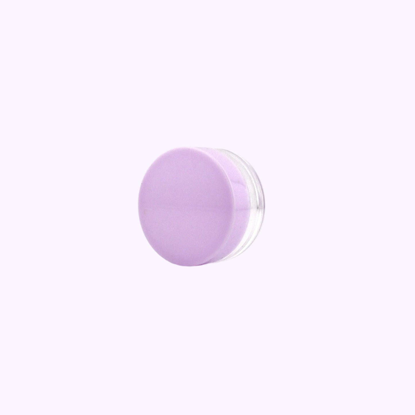 Empty Clear Container Purple Lid .35 Oz
