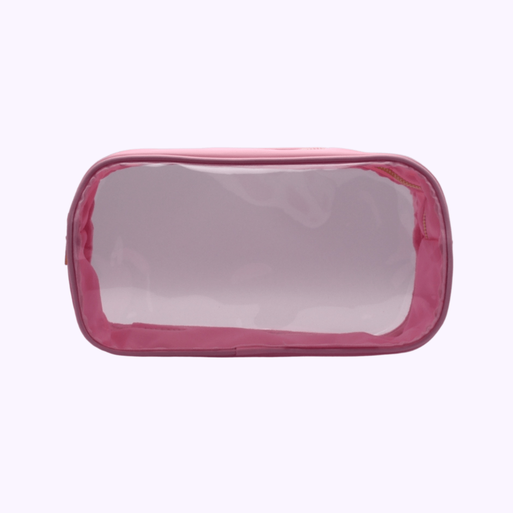 Evie Pink Large Cosmetic Bag - CarrieAway