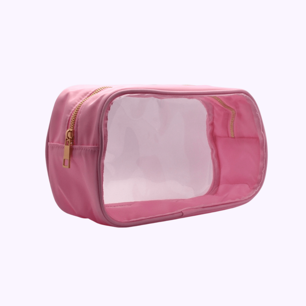 Evie Pink Large Cosmetic Bag - CarrieAway