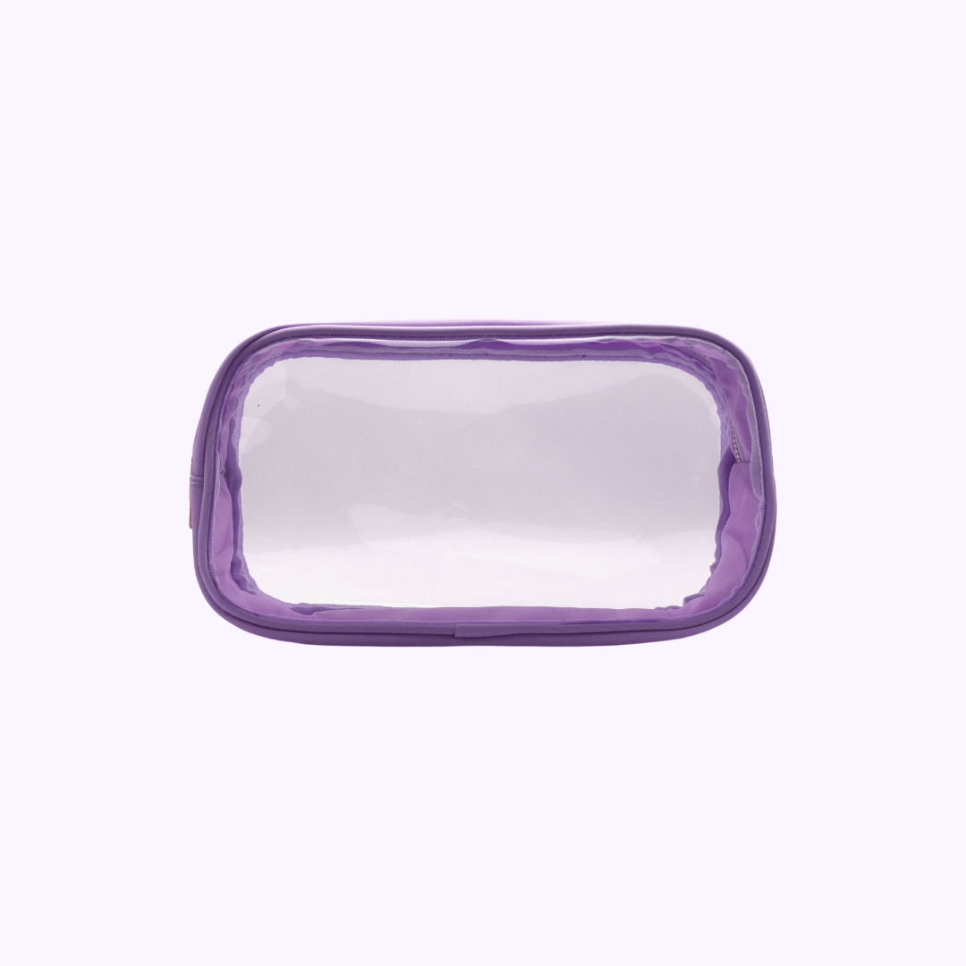 Evie Lilac Medium Cosmetic Bag - CarrieAway